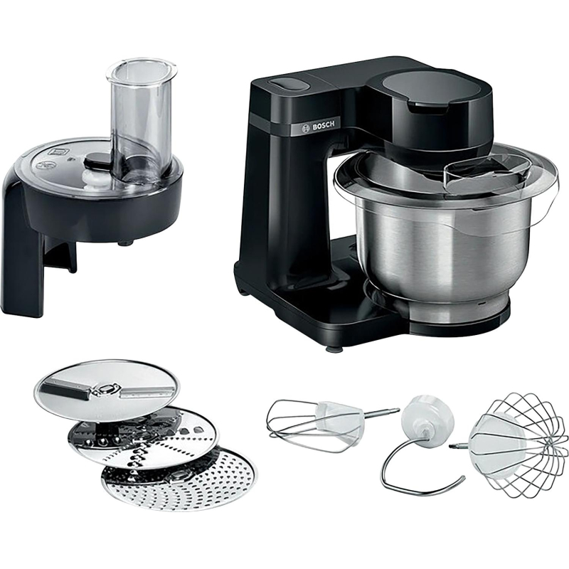 Кухонный комбайн Bosch MUMS2EB01, 700 Вт, 4 скорости,черный - фото 2