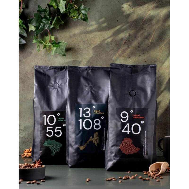 Кофе жареный в зернах 9/40 Original coffee blend, 1кг - фото 5