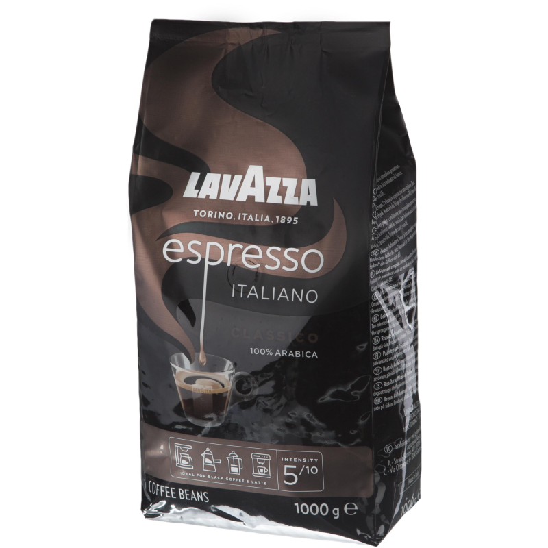 Кофе Lavazza Espresso арабика в зернах, 1кг - фото 1