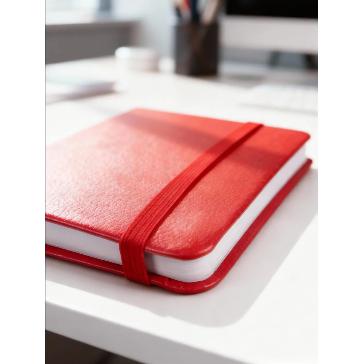 Ежедневник недатированный красный, А5, 140x200мм, 136 л. ATTACHE - фото 21