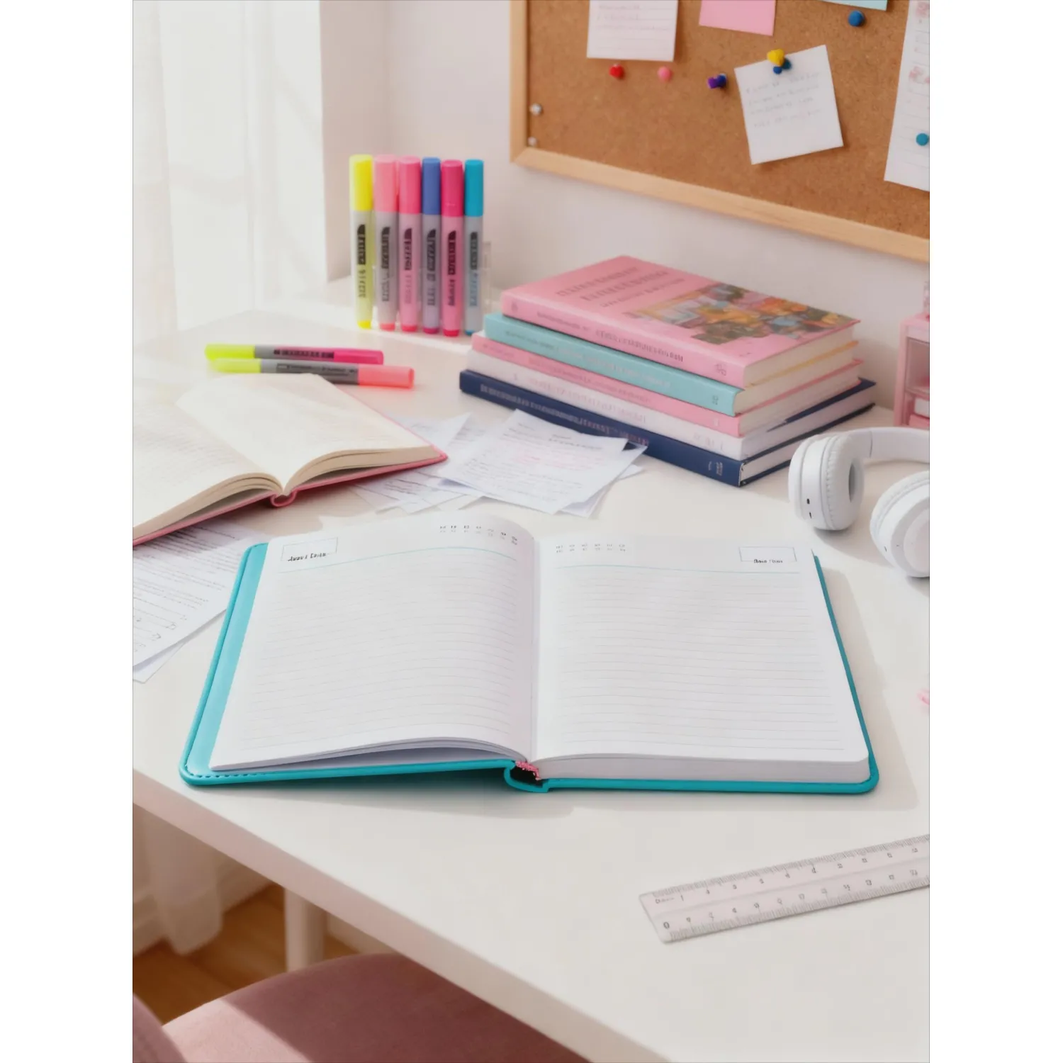 Ежедневник недатированный синий, А5, 140x200мм, 136 л. ATTACHE - фото 20