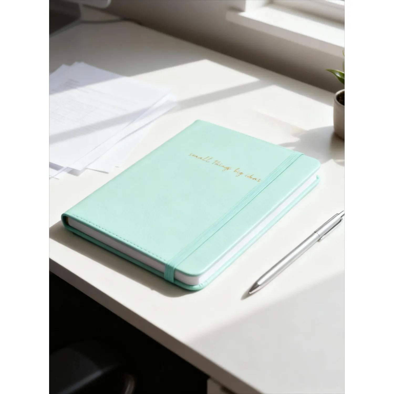 Ежедневник недатированный мятный, А5, 140x200мм, 136 л. ATTACHE - фото 19