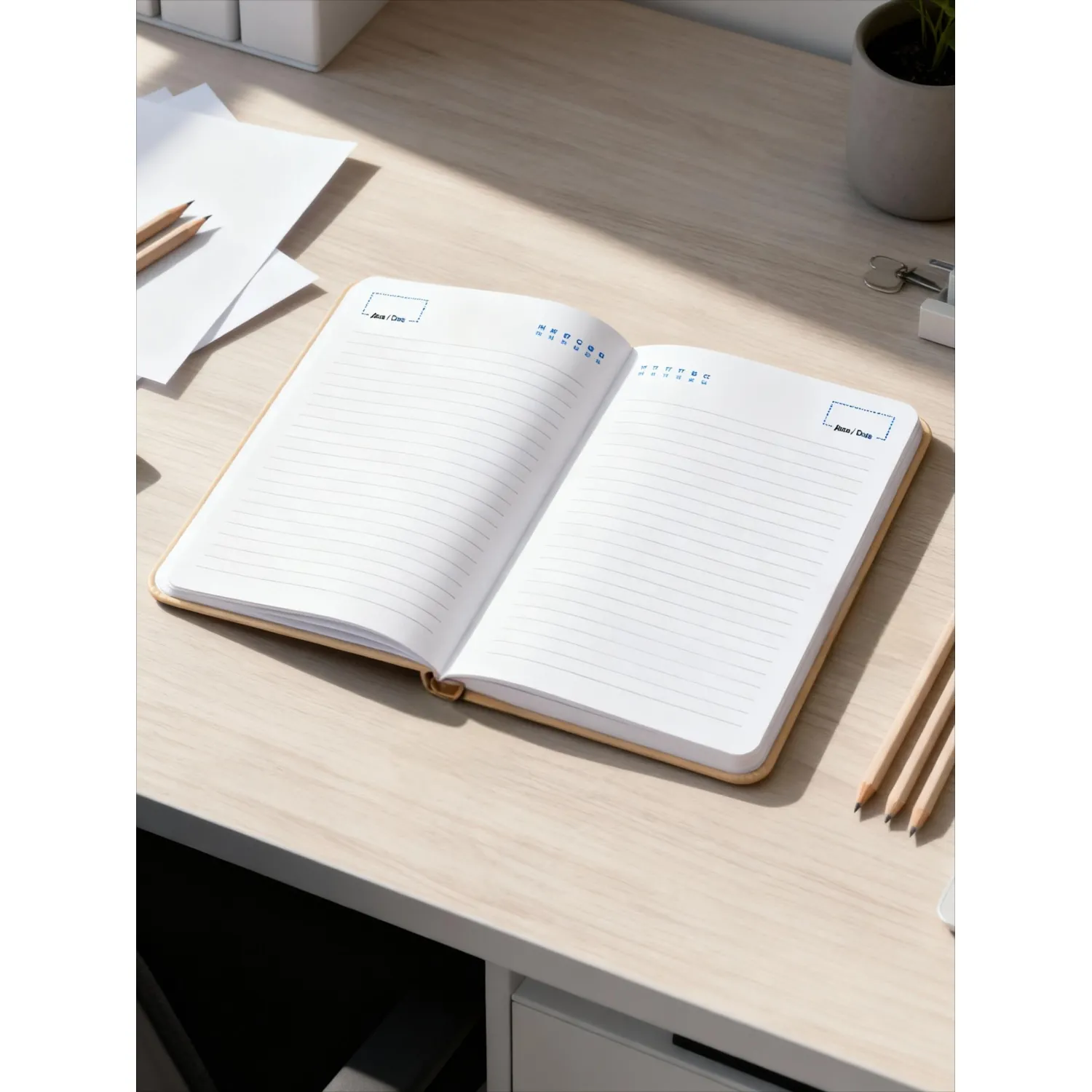 Ежедневник недатированный бежевый, А5,140x200мм, 136 л. ATTACHE - фото 20