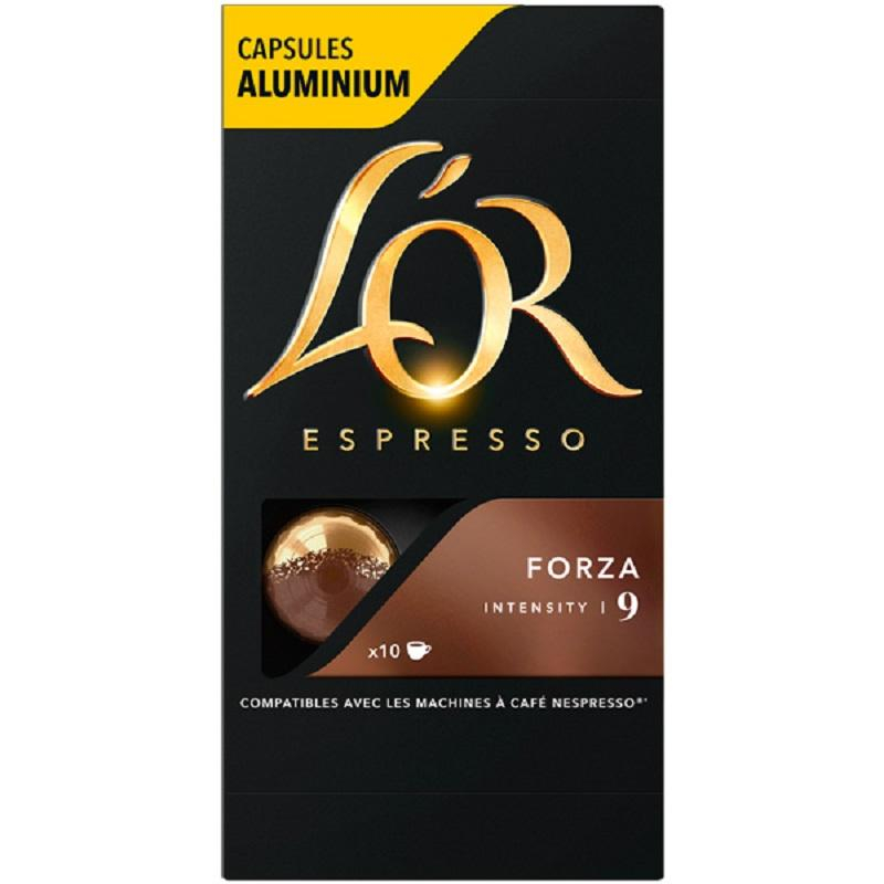 Кофе в капсулах L&#039;OR Espresso Forza,10шт/уп - фото 1