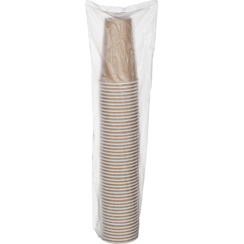 Стакан одноразовый бум. 1-сл 400мл 18OZ КРАФТ 1000шт/кор - фото 3
