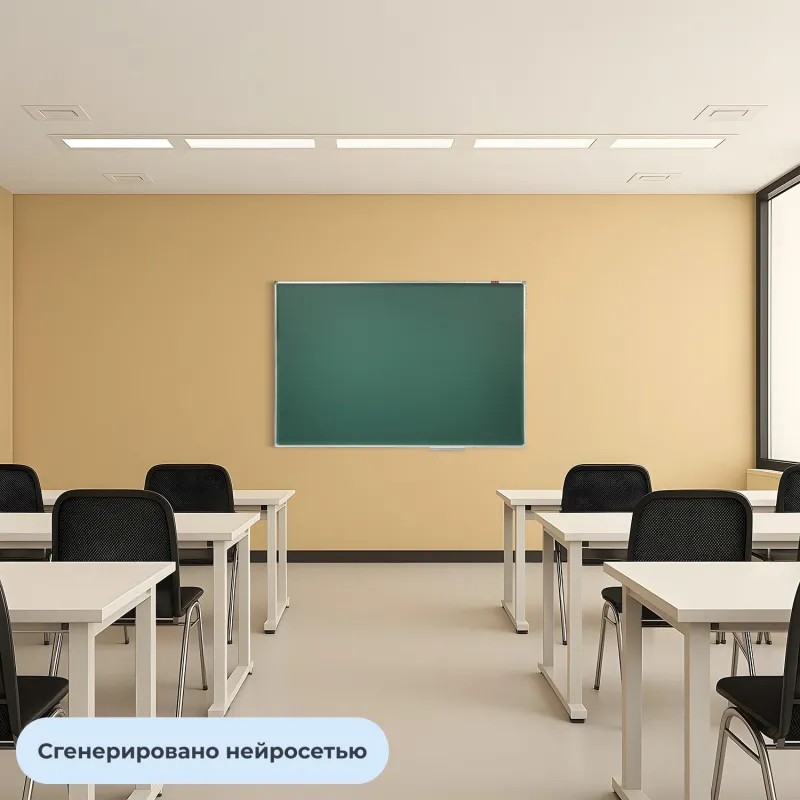 Доска магнитно-меловая Attache 100х150см зеленая - фото 4