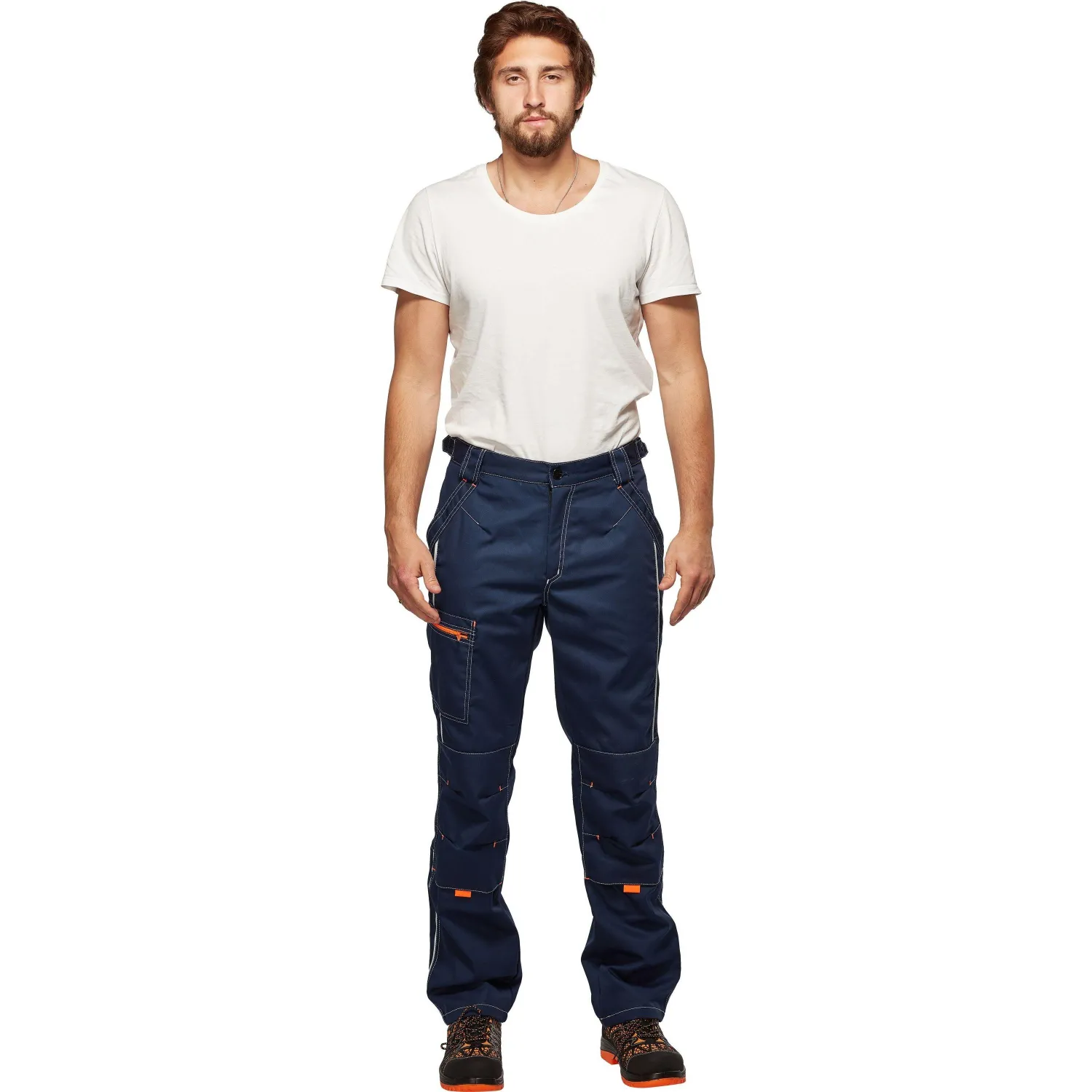 Брюки лет муж л34 т.син/вас 96-100/182-188 (мод.БРЮ208) - фото 1