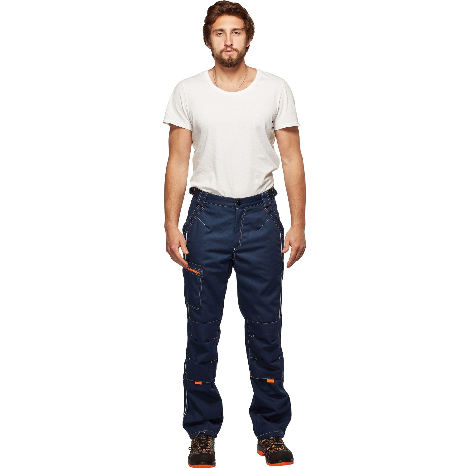 Брюки лет муж л34 т.син/вас 104-108/182-188 (мод.БРЮ208) - фото 1