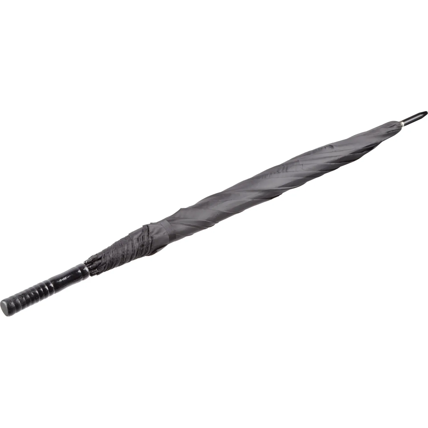 Зонт трость механич. с прямой пластик. ручкой, 8 спиц, черный, HD-HW02(H/T) - фото 4