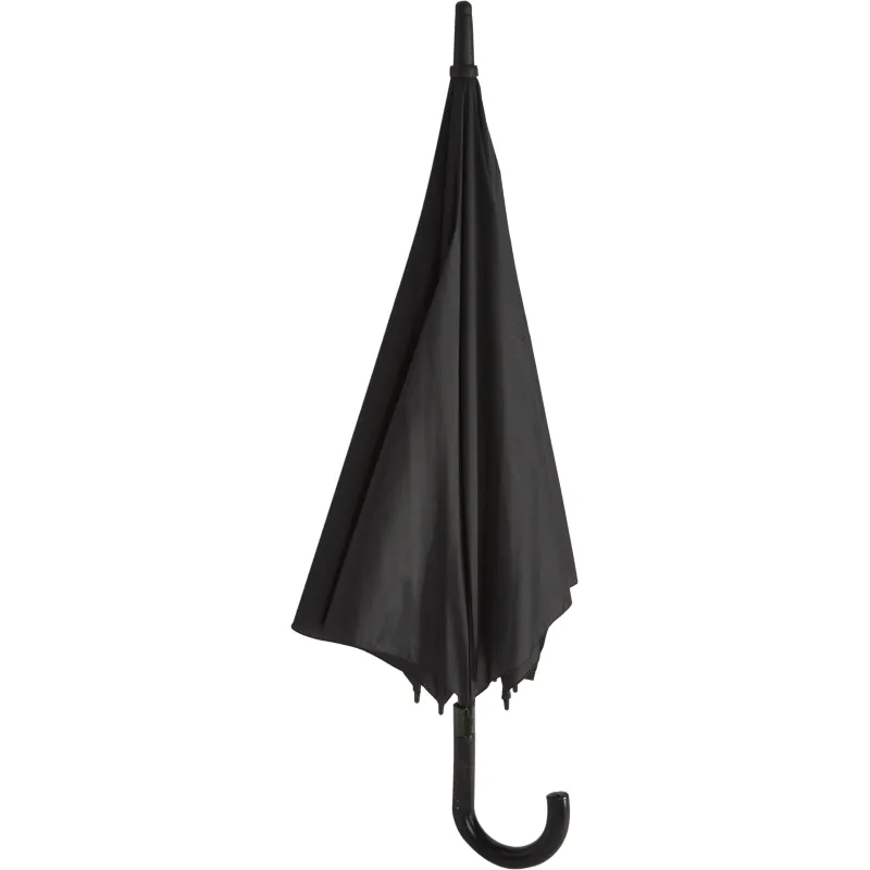 Зонт трость автоматический с прорезин.ручкой, 8 спиц, черный, HD-HW003(H/T) - фото 3