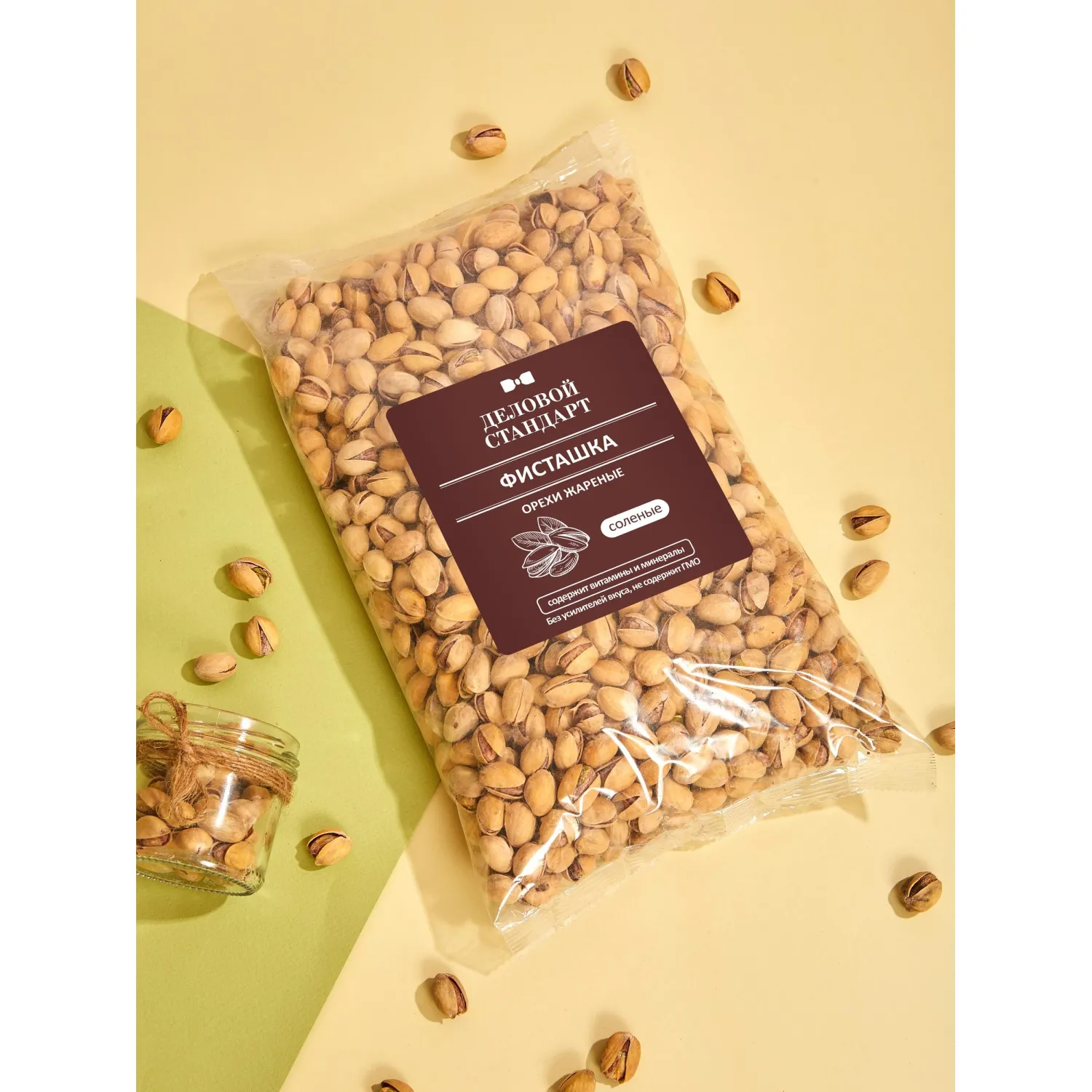 Фисташки Деловой Стандарт жареные соленые, 1кг - фото 4