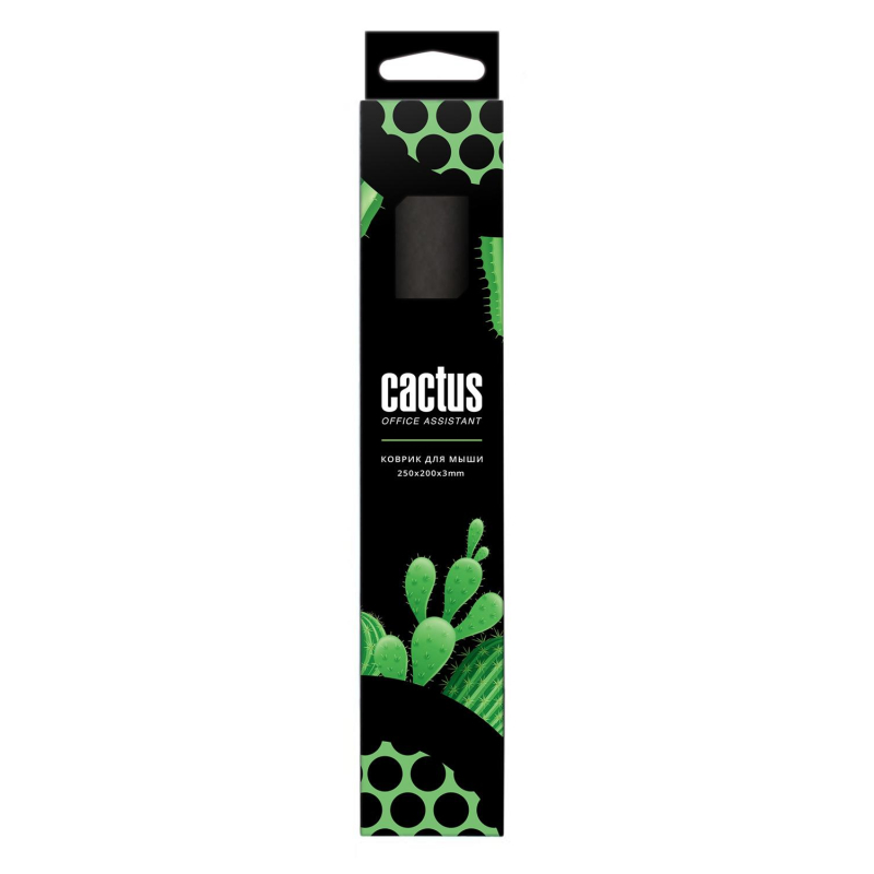 Коврик для мыши Cactus Black 250x200x3мм (CS-MP-D01S/ CS-MPC-D01S) - фото 4
