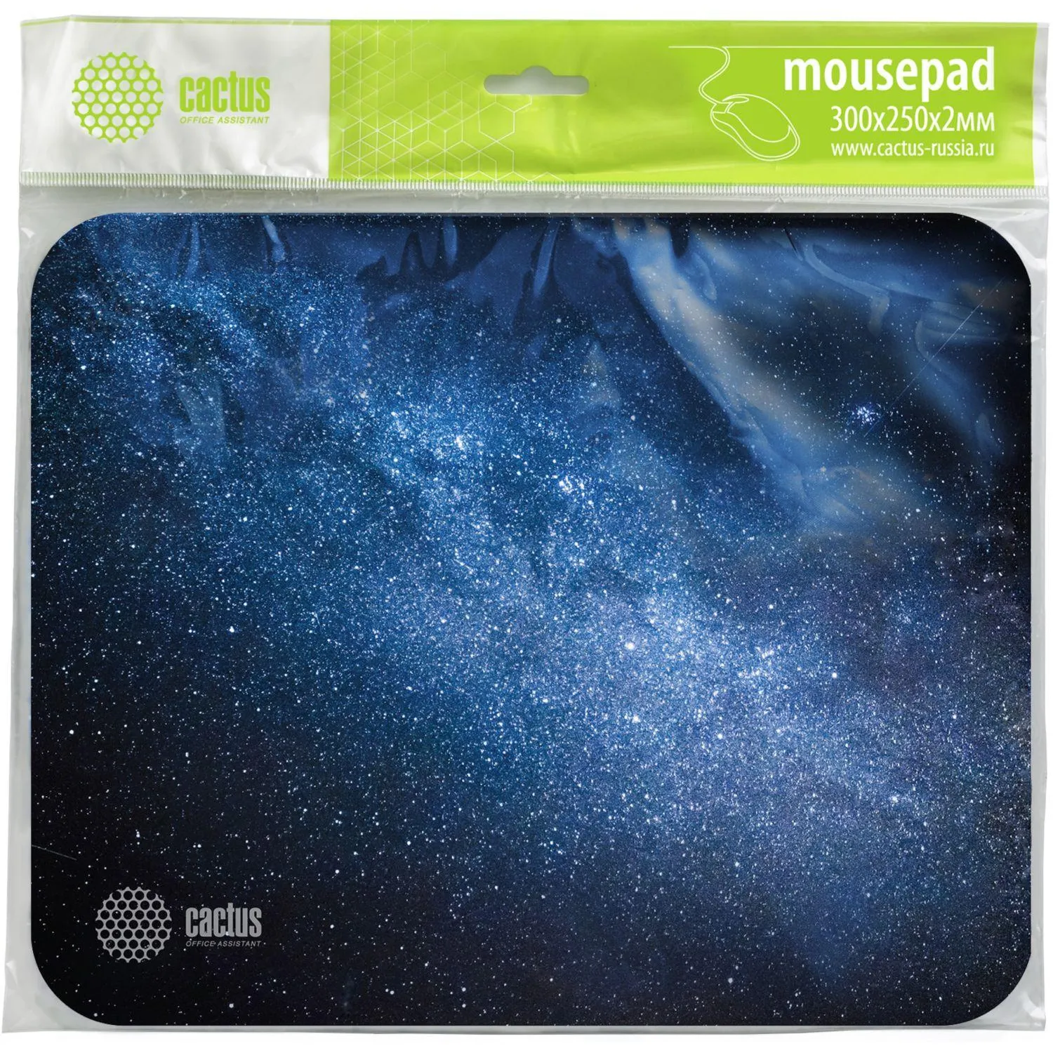 Коврик для мыши Cactus Milky Way 300x250x2мм (CS-MP-P02M/CS-MPC-P02M) - фото 3
