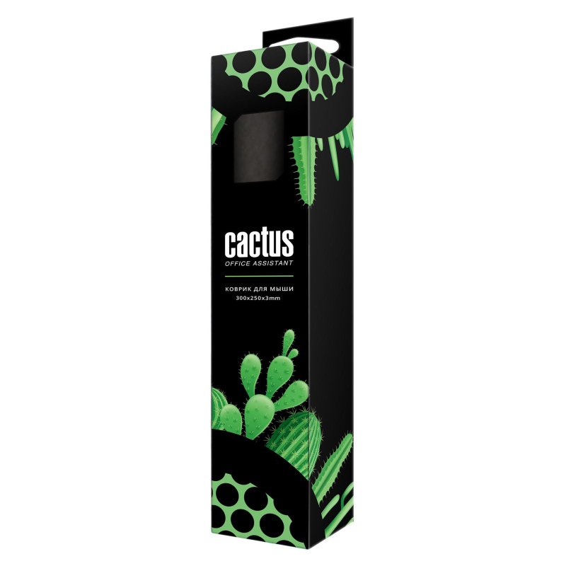 Коврик для мыши Cactus Black 300x250x3мм (CS-MP-D01M/CS-MPC-D01M) - фото 3