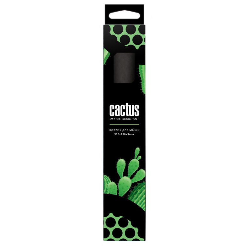 Коврик для мыши Cactus Black 300x250x3мм (CS-MP-D01M/CS-MPC-D01M) - фото 4