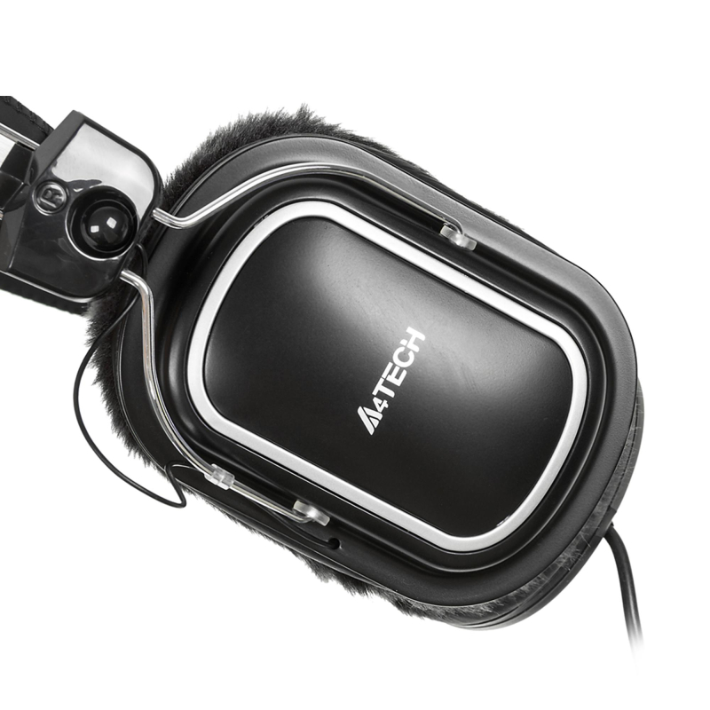 Гарнитура A4Tech (HS-60) черный 2.5м мониторные - фото 3