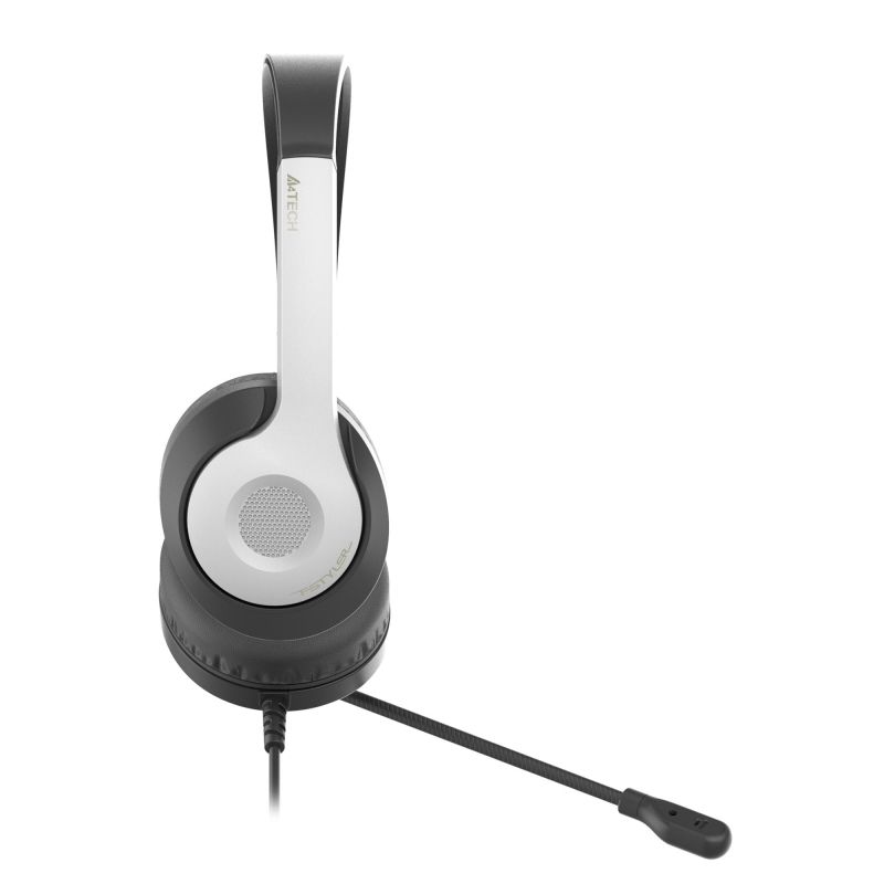 Гарнитура A4Tech Fstyler (FH100U (PANDA)) белый/черный 2м накладные USB - фото 3