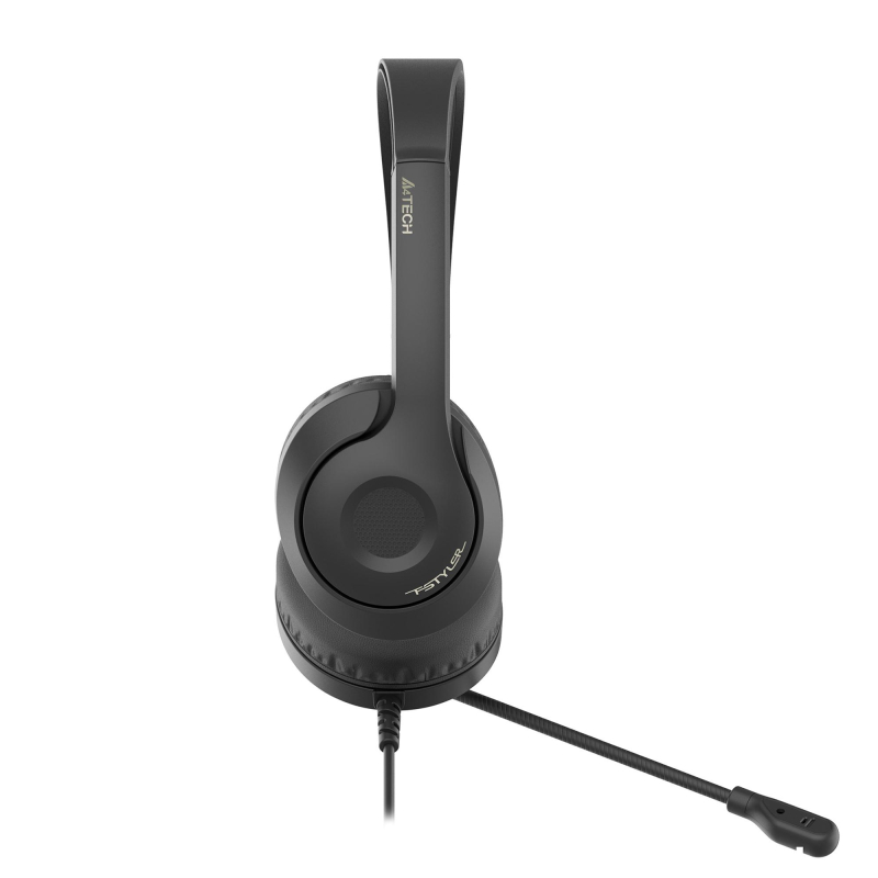 Гарнитура A4Tech Fstyler (FH100I (STONE BLACK)) черный 1.8м накладные - фото 3