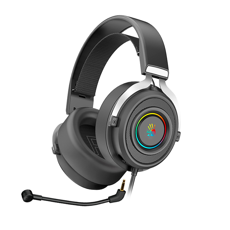 Гарнитура A4Tech Bloody (G535P 4PIN+USB/BLACK+SILVER) черн/сер. 2м мониторн - фото 1