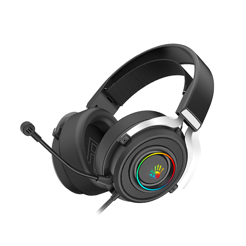 Гарнитура A4Tech Bloody (G535P 4PIN+USB/BLACK+SILVER) черн/сер. 2м мониторн - фото 4