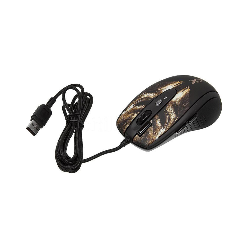 Мышь компьютерная A4Tech XL-750BH рисунок лазерная (3600dpi) USB2.0 (6кн) - фото 1