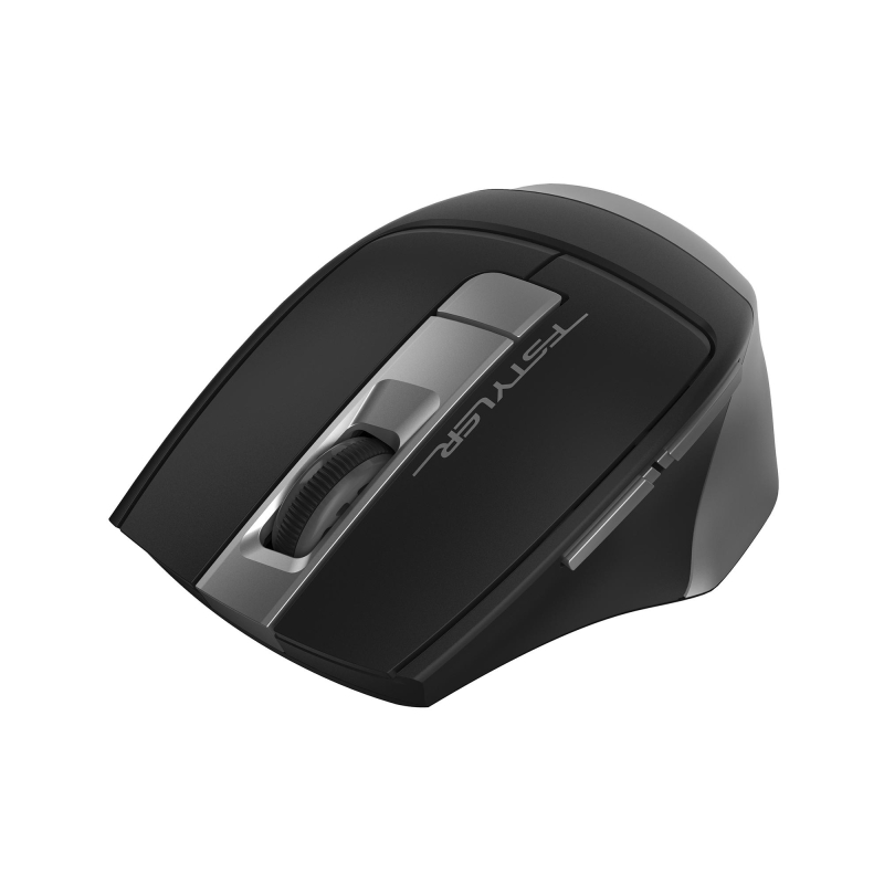 Мышь компьютерная A4Tech Fstyler (FG35 GREY) сер/черн/2000dpi/беспров/6кн - фото 1