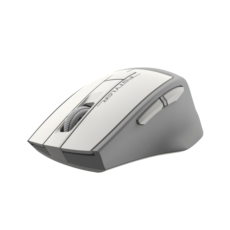 Мышь компьютерная A4Tech Fstyler (FG30S WHITE)бел/сер/2000dpi/беспровод/6кн - фото 1
