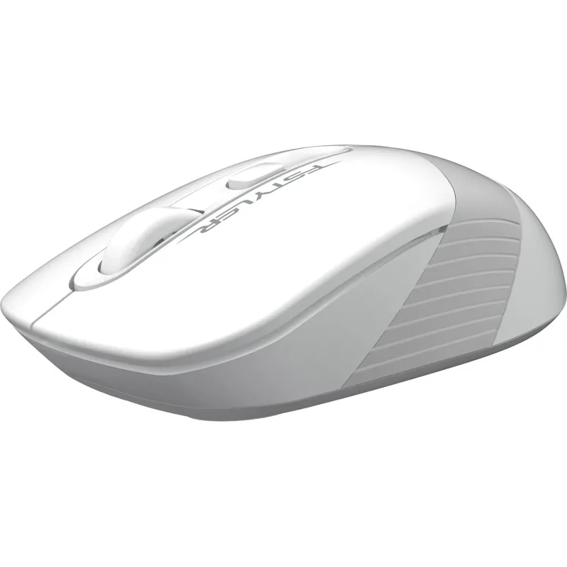 Мышь компьютерная A4Tech Fstyler (FG10 WHITE)бел/сер/2000dpi/беспроводн/3кн - фото 1