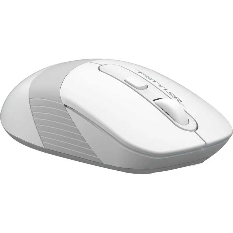 Мышь компьютерная A4Tech Fstyler (FG10 WHITE)бел/сер/2000dpi/беспроводн/3кн - фото 4