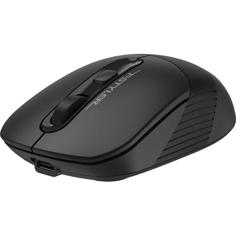 Мышь компьютерная A4Tech Fstyler (FB10C STONE BLACK) черн/2400dpi/беспр/4кн - фото 1