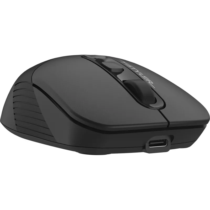Мышь компьютерная A4Tech Fstyler (FB10C STONE BLACK) черн/2400dpi/беспр/4кн - фото 5
