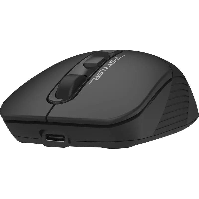 Мышь компьютерная A4Tech Fstyler (FB10C STONE BLACK) черн/2400dpi/беспр/4кн - фото 6