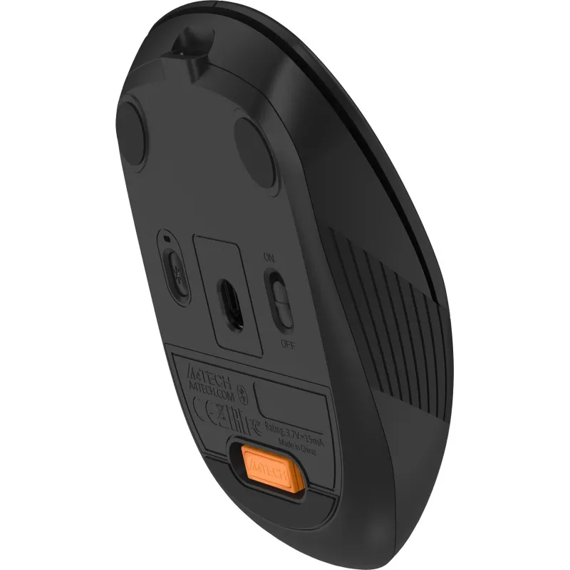 Мышь компьютерная A4Tech Fstyler (FB10C STONE BLACK) черн/2400dpi/беспр/4кн - фото 10