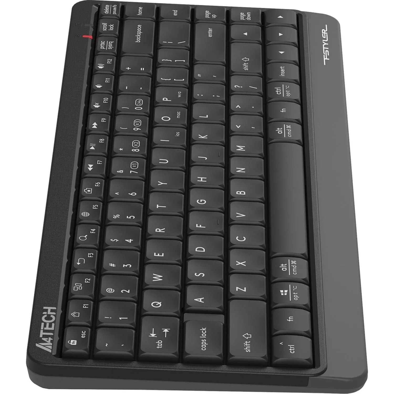 Клавиатура A4Tech Fstyler (FBK11 GREY) черный/серый USB беспроводн/BT/Radio - фото 4