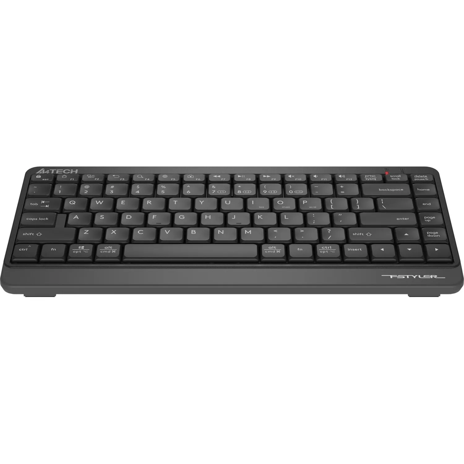 Клавиатура A4Tech Fstyler (FBK11 GREY) черный/серый USB беспроводн/BT/Radio - фото 5