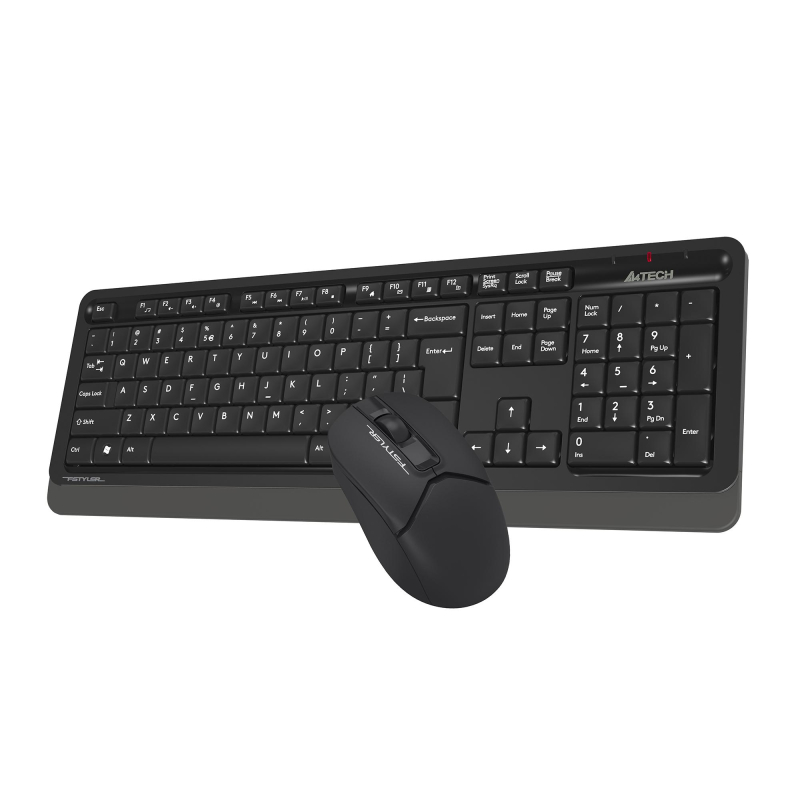 Набор клавиатура+мышь A4Tech Fstyler (FG1012 BLACK) клав:черн/сер мышь:черн - фото 5