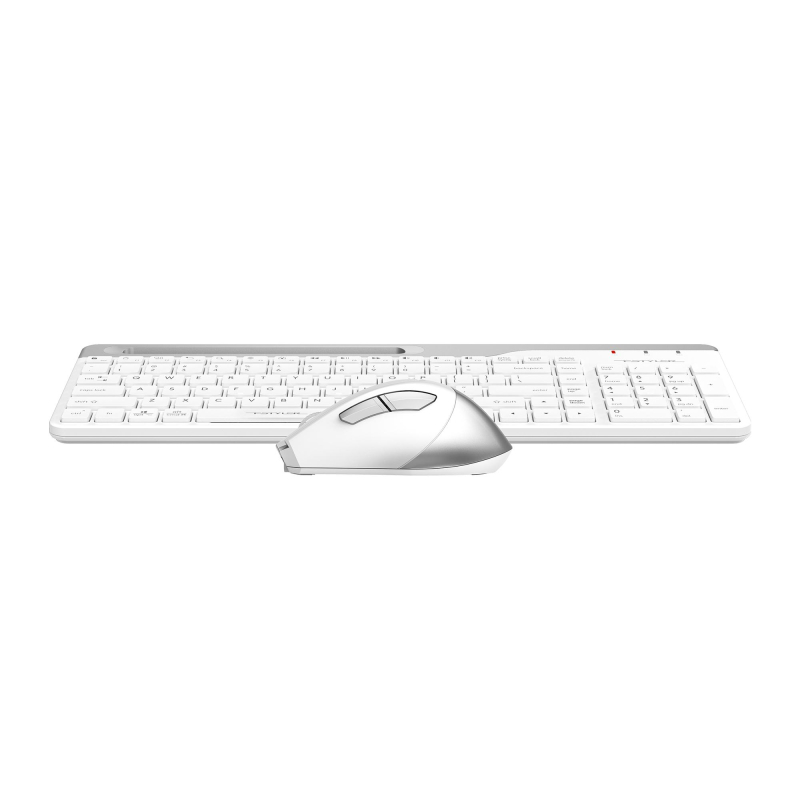 Набор клавиатура+мышь A4Tech Fstyler (FB2535C ICY WHITE) клав,мышь:бел/сер - фото 6
