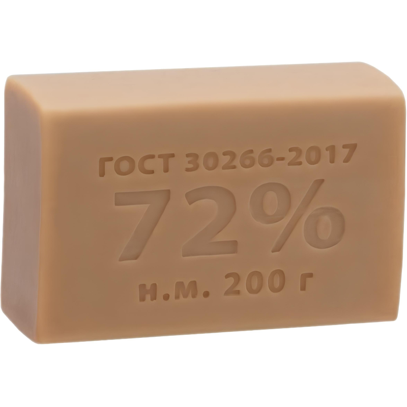 Мыло хозяйственное 72% 200гр, 60 шт/уп без об - фото 1