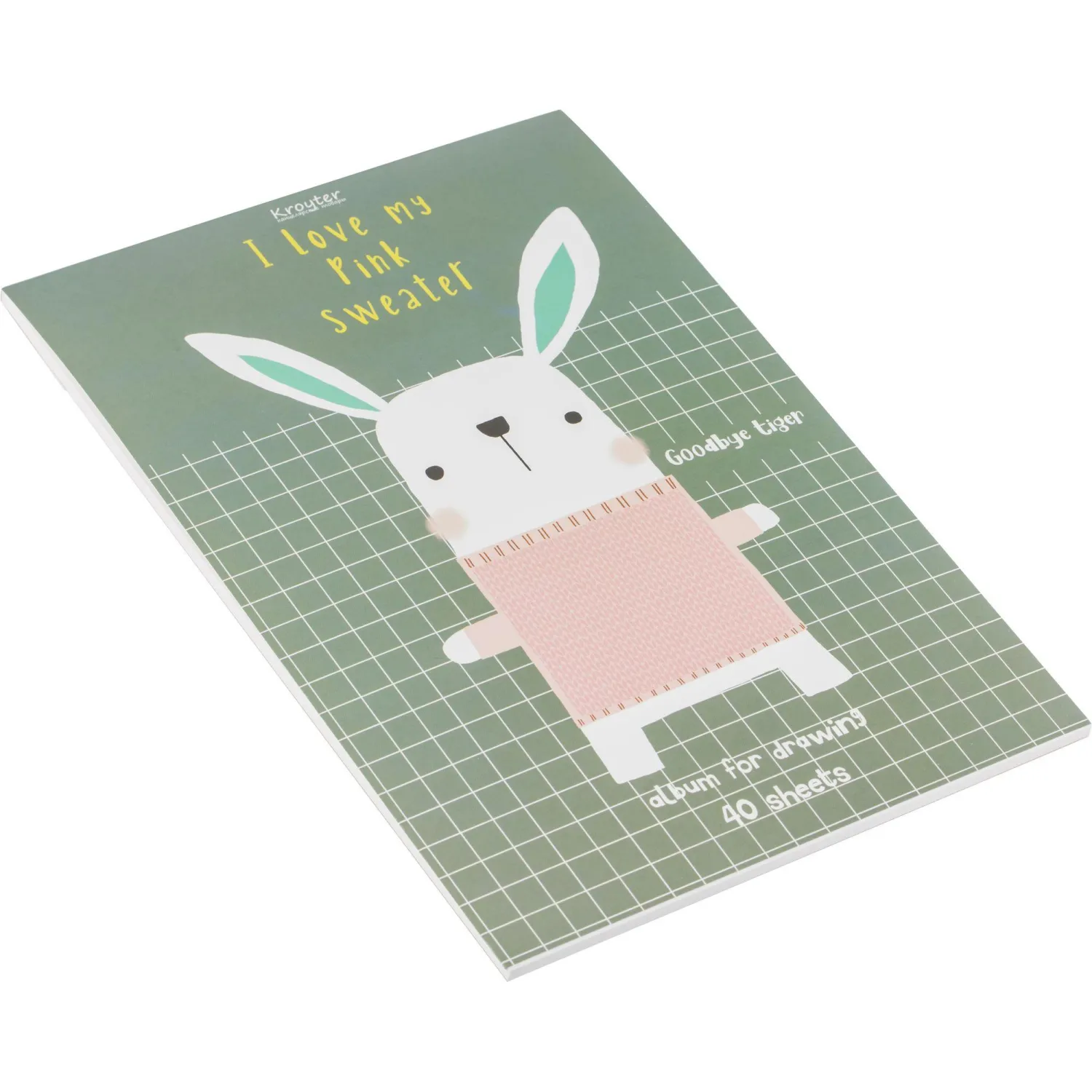 Альбом для рисования Kroyter А4 40л склейка,Аnimals,2диз,66137 - фото 4