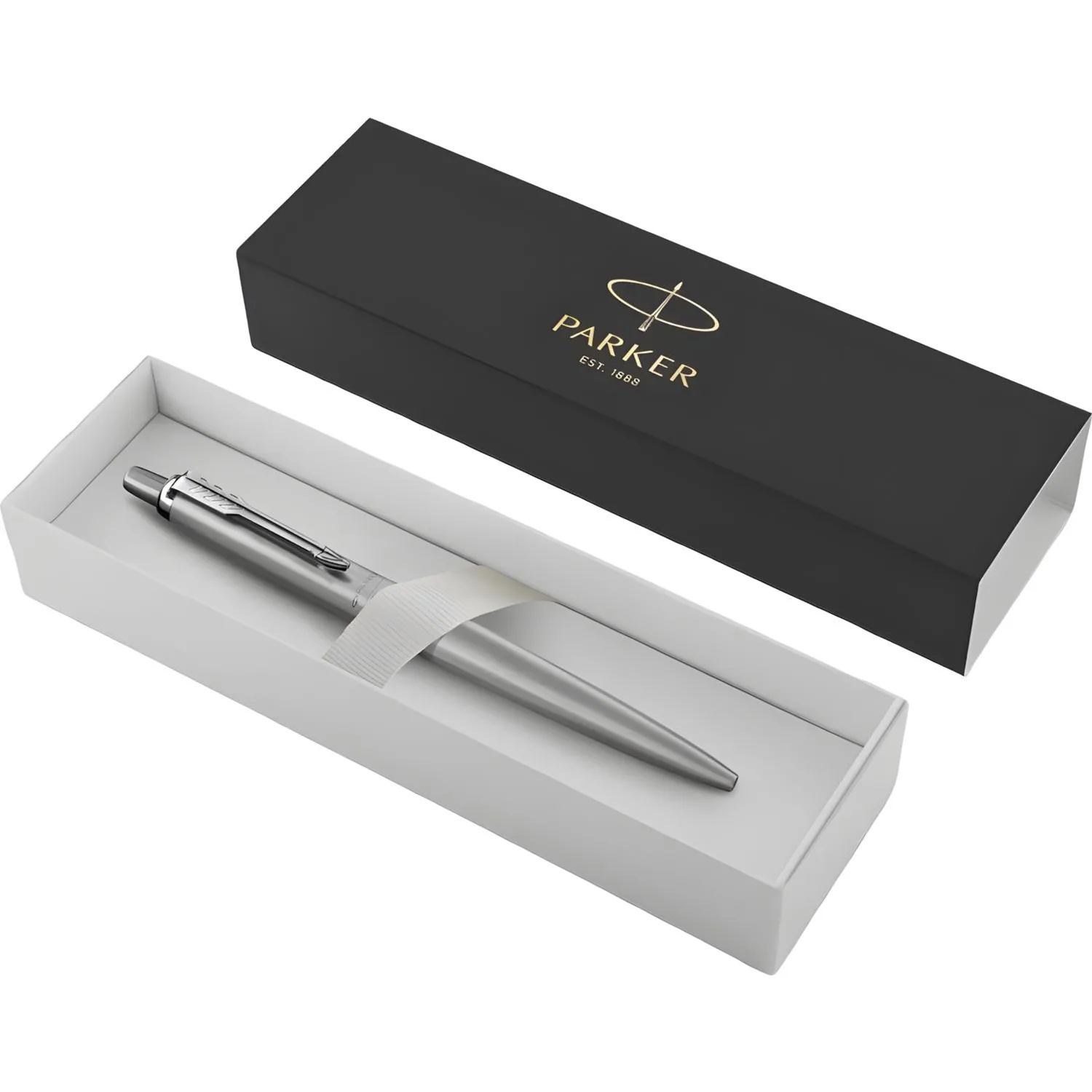 Ручка шариковая автоматическая Parker Jotter XL Grey 1мм син подар 2122756 - фото 5