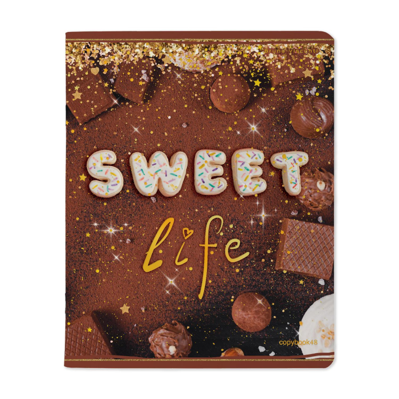 Тетрадь общая А5,48л,клетка,скреп,SWEET LIFE,5шт/уп,7-48-1237/5 - фото 3