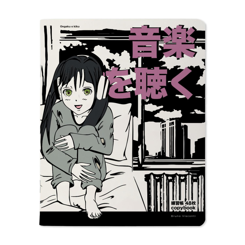 Тетрадь общая А5,48л,клетка,скреп,MANGA ANIME.CITY,5шт/уп,7-48-1245/5 - фото 2