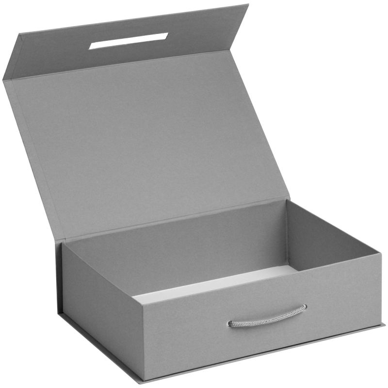 Коробка подарочная Case, 33,8х23,2х9,4см, серая матовая, 1142.11 - фото 2