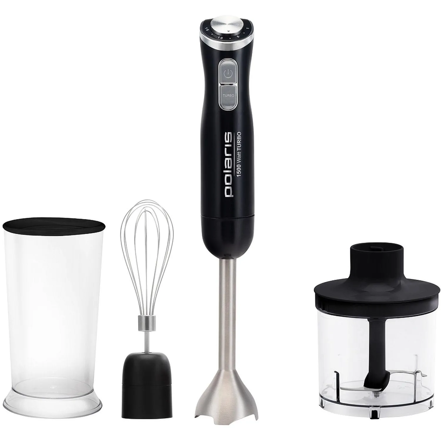 Блендер ручной POLARIS PHB 1594, черный - фото 1