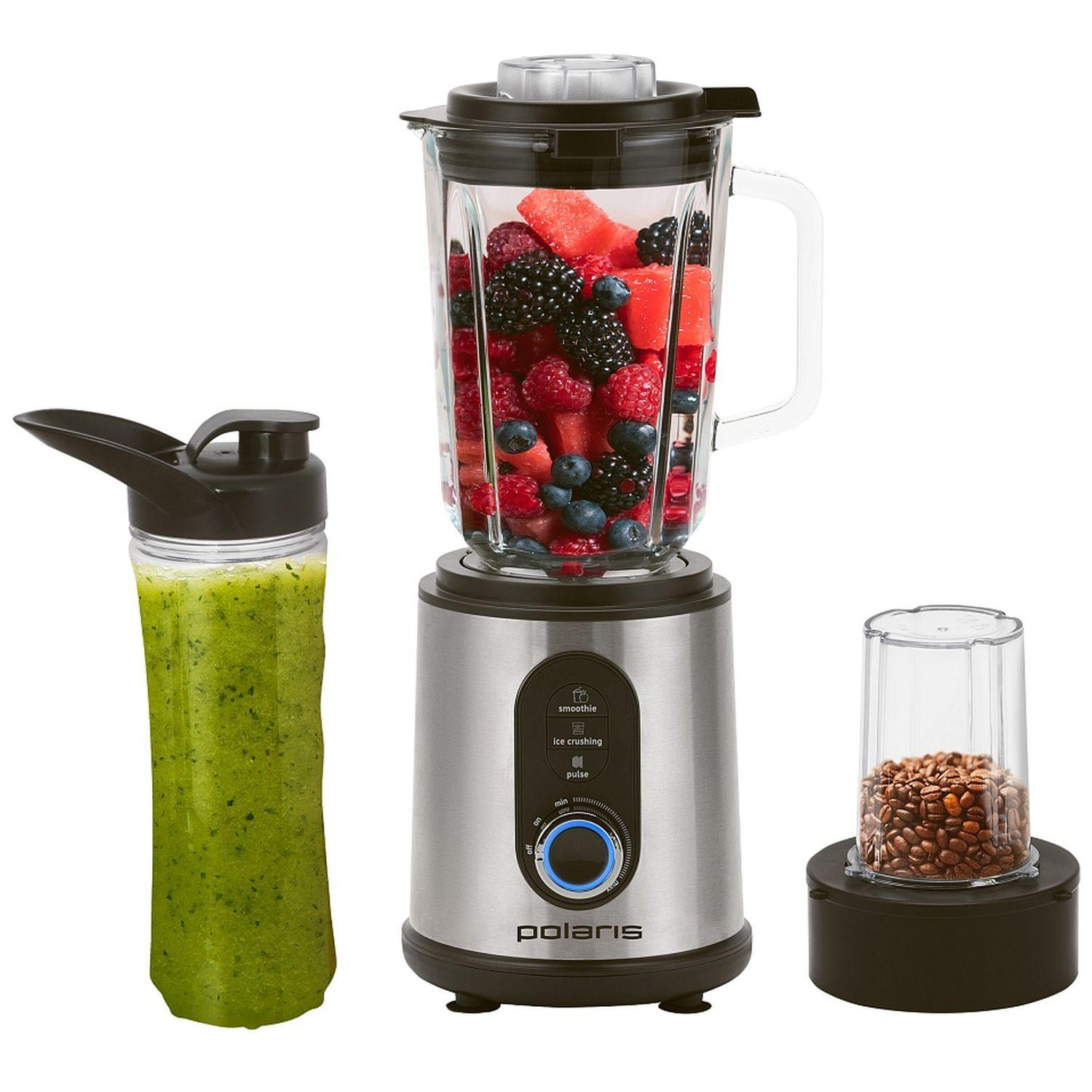 Блендер настольный POLARIS PTB 1834G, металлик - фото 1