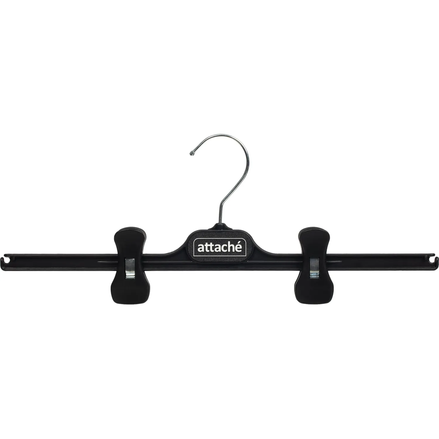 Вешалка-плечики VP_с прищепами Attache,С018 (37), пласт, чер, 370мм р 48-50 - фото 3