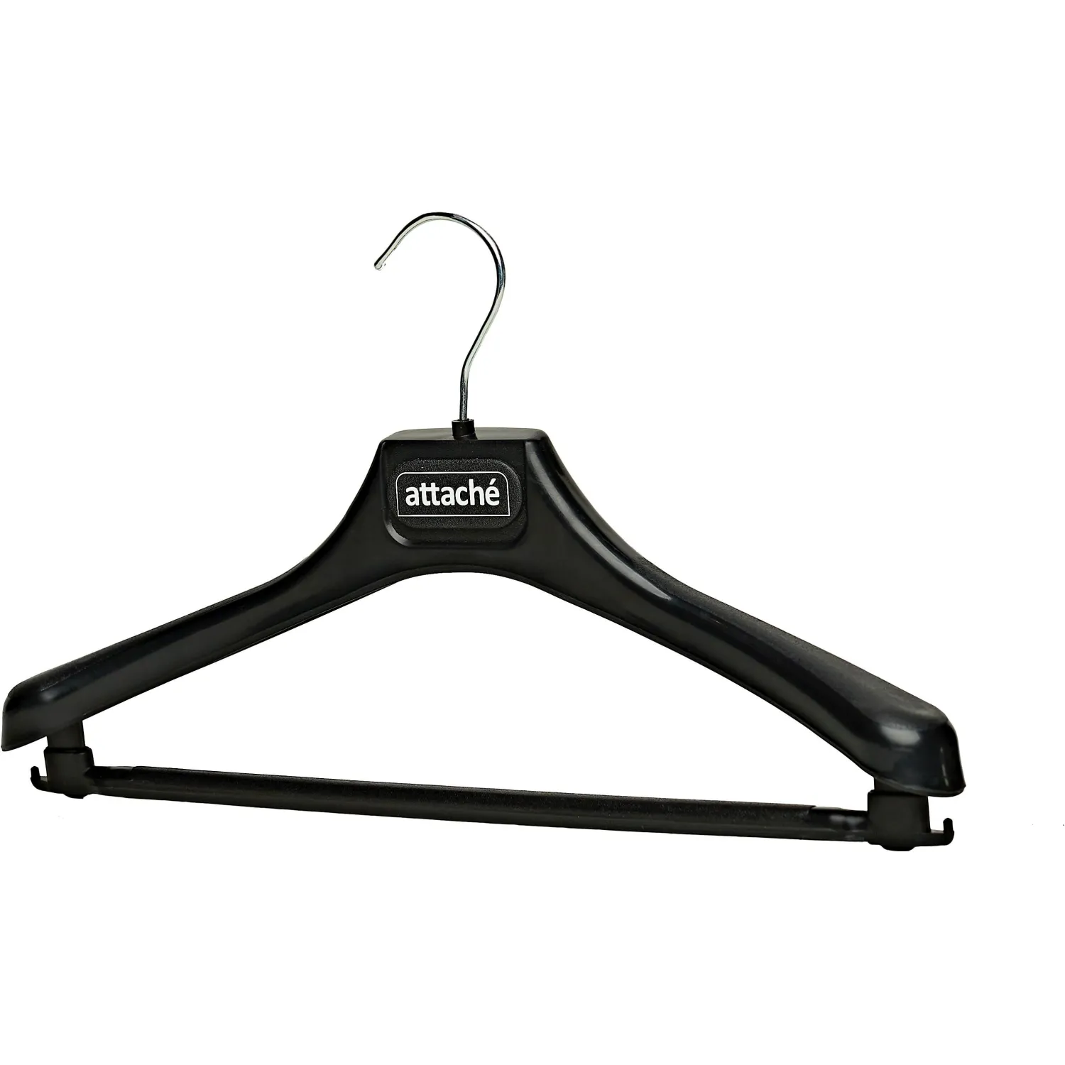 Вешалка-плечики VP_анатомическая Attache С039,пласт,черн,съем.перекл р44-46 - фото 2