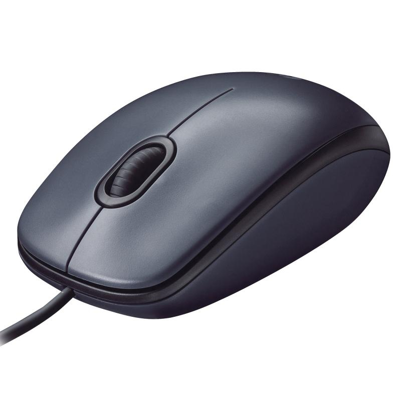 Мышь компьютерная Logitech M90 Black/Grey USB (910-001794/910-001793) - фото 2