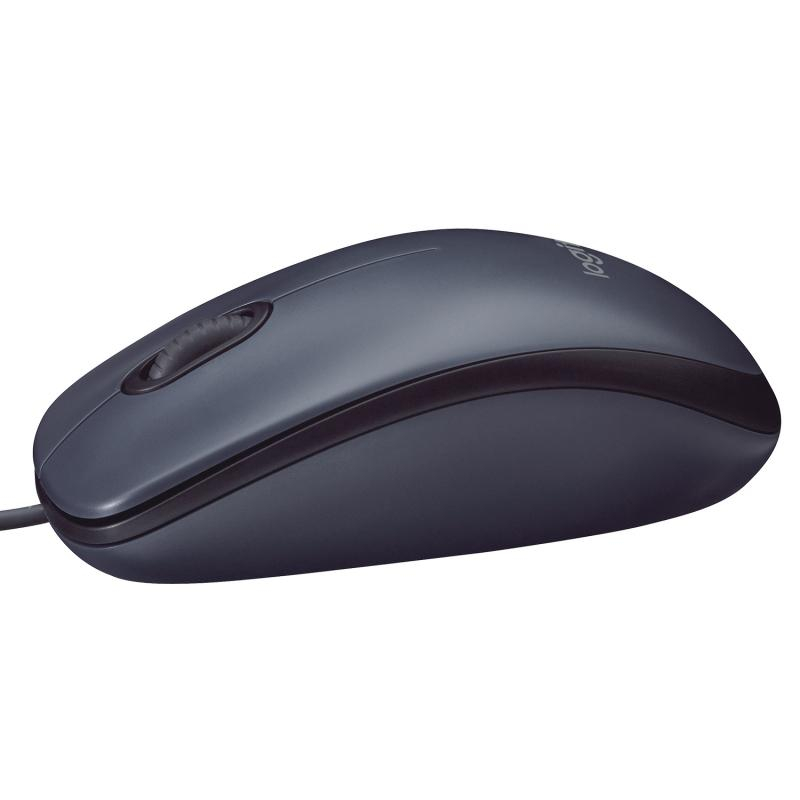 Мышь компьютерная Logitech M90 Black/Grey USB (910-001794/910-001793) - фото 4