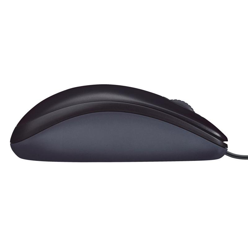 Мышь компьютерная Logitech M90 Black/Grey USB (910-001794/910-001793) - фото 5